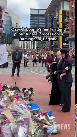 Ozzy Osbourne's family and fans honored their hero
