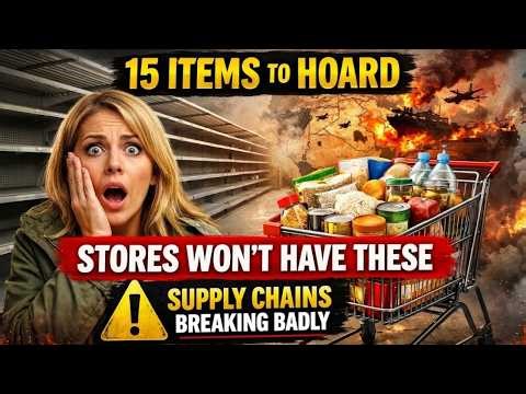 15 Essential Grocery Items to Stockpile Before Ongoing War Disrupts Supplies