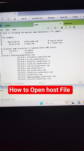 How to Find Host File in Laptop & PC