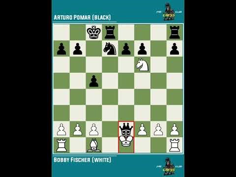 Bobby Fischer vs Arturo Pomar ◉ Stockholm - Sweden, 1962 ‖ Clash Chess Legends
