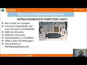 ESD UNIT 1 LECTURE 3_History of Embedded Systems