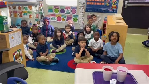 We had Valentine’s Day science fun mixing baking soda and vinegar! ❤️ When we added red and pink glitter, the fizzing bubbles sparkled and excited the children. This hands-on experiment helped them explore cause and effect while having lots of fun! ✨🧪 | Angel Learning Center