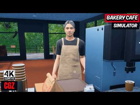 Bakery Cafe Simulator | PART 2 | First Worker Chaos! (No Commentary) 4K