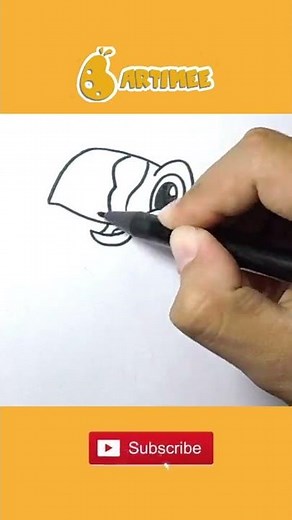 How to Draw Toucan Sam #Shorts