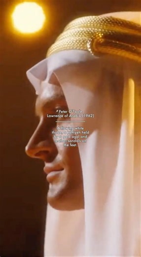 Peter O'Toole's White Desert Robes from "Lawrence of Arabia" (1962) reimagined