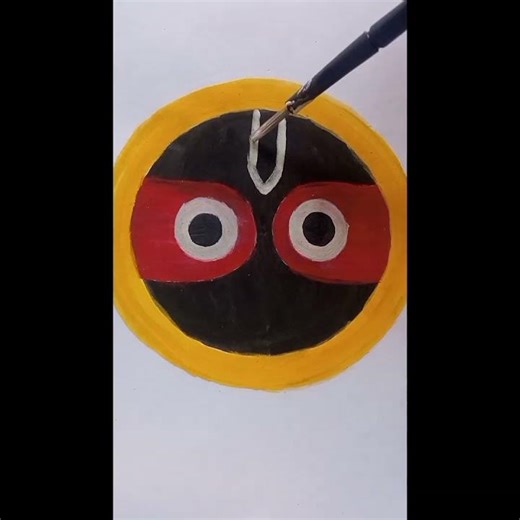 Jagannath ji mandala art ⭕‼️⭕💮✨🙏 #art #shorts #drawing #mandalaart #painting
