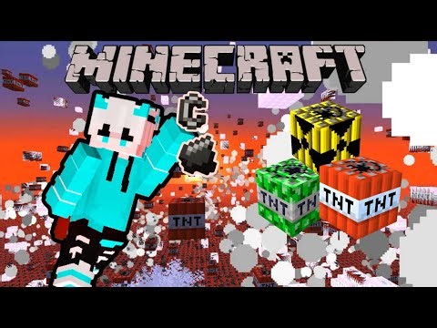 TRYING CUSTOM TNT IN MINECRAFT 😈