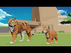 playing Roblox animal simulator for the first time