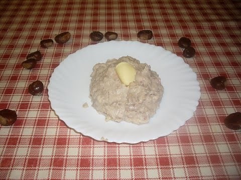 Comment faire une purée de chataigne? Recette châtaigne