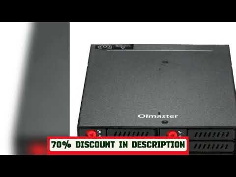 A must-have product! OImaster 6 Bays Mobile Backplane Support 2.5'' SATA HDD SSD Hard Drive with C