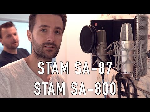 Stam SA-87 vs Stam SA-800 (Neumann U87 clone vs. Sony C800G clone)