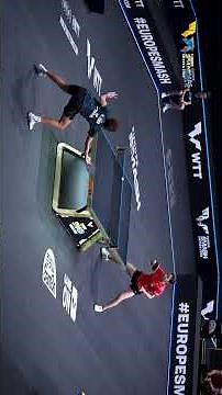 Turn your phone and witness the intensity 🔥 #EuropeSmash #TableTennis