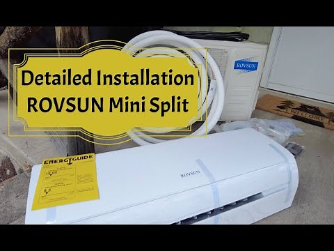 Rovsun Mini Split Heating and Air Install //Sanders Los Angeles