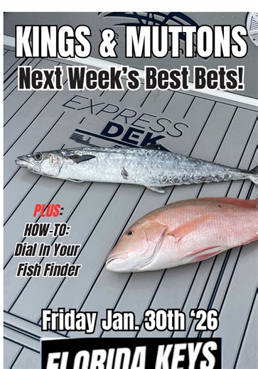 New FL Keys Offshore Fishing Report | January 30th, ‘26 Watch entire video on our YouTube channel, link in bio and stories. The Inside Scoop with Capt. Mike Genoun. #fishingreport #fishingpodcast #fsftv #floridakeysfishing #floridasportfishingtv