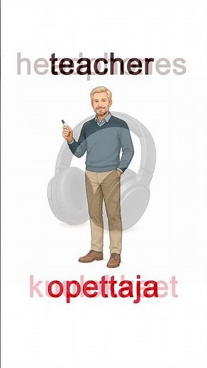 English-Finnish dictionary for the video "Finnish language courses"