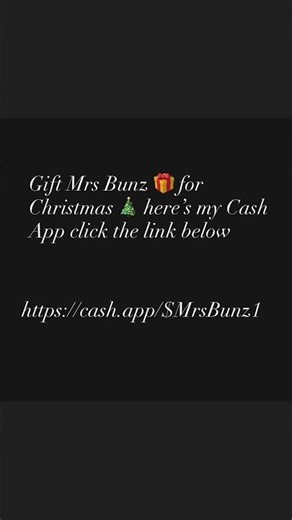 My Cash App link…https://cash.app/$MrsBunz1