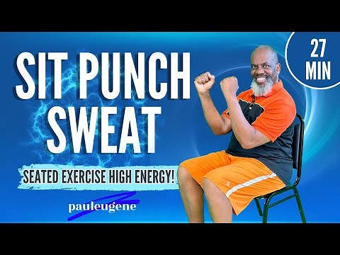 Sit, Punch, Sweat! 27-Minute Cardio Chair Boxing for Total Fitness