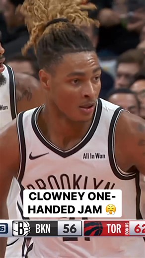 Noah Clowney goes up and jams it home with AUTHORITY! 💪💥 BKN-TOR • LIVE on NBA League Pass ➡️ https://www.nba.com/how-to-watch-game-redirect/0022500279?partnerRef=NBA&platform=Facebook&surface=Post | NBA