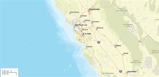 Magnitude 4.6 earthquake rattles California's Bay Area