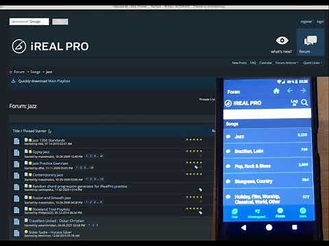 iREAL PRO Tutorial - importieren von Listen