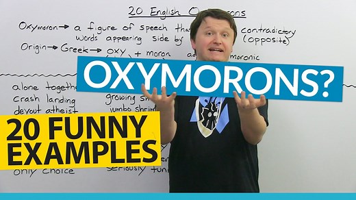 What is an oxymoron? Definition and 20 fun examples!