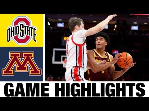 Ohio State vs Minnesota Highlights | Men's Basketball | College Basketball 2025