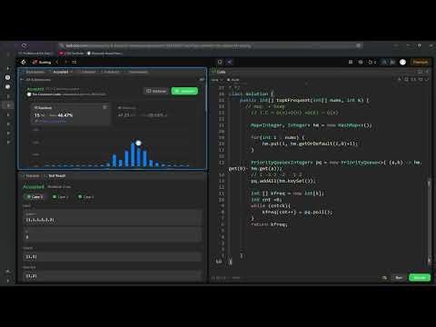 Top K Frequent Elements | Heap vs Bucket Sort | FAANG Interview Problem