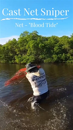 Introducing the Newest lineup of Sniper Nets! This net is named "Blood Tide" It has 3' mesh and is meant for chasing down those BIG fish! #castnetsniper #snipernet #castnet #CastNetFishing | Cast Net Sniper | Facebook