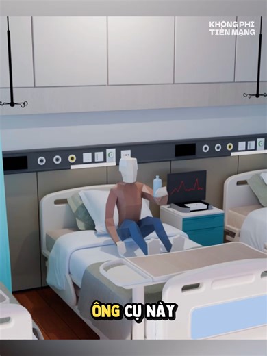 Ông lão táy máy tay chân làm cả bệnh viện một pha nhốn nháo #khongphitienmang