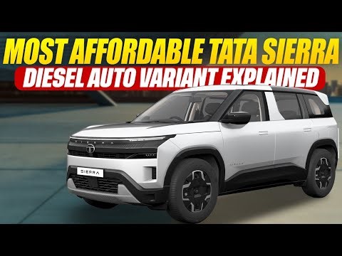 Tata Sierra Pure Variant Explained - Most Affordable Diesel Automatic @MotorBeam