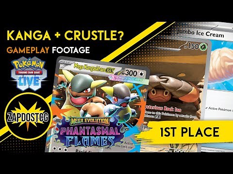 Crustle Makes Mega Kangaskhan ex UNKILLABLE?! (1st Place Deck)