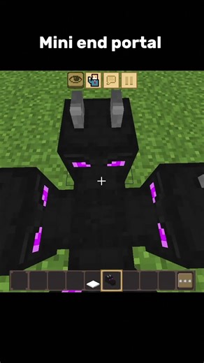 Mini end portal 😱😈 #minecraft #minecraftlogic