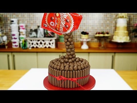 Magic Chocolate Malteser Cake