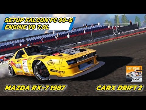 Setup FALCON FC 90-S ENGINE V8 7.0L | MAZDA RX7 1987