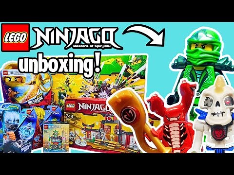 RARE LEGO Ninjago minifigures and Sets... (UNBOXING)