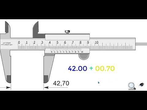 Uso del calibrador vernier en milímetros (resolución de 0 05 mm)