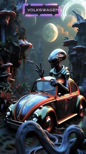 Alien Driving Human Cars 👽🚗 | BMW • Rolls-Royce • Toyota | Dark Sci-Fi Edit #ai