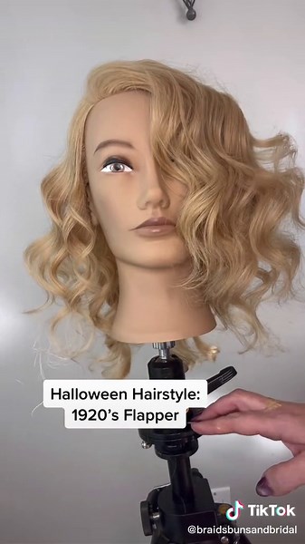 Easy 1920's Flapper Hairstyle for Halloween
