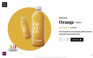 使用AdobeXD 设计制作电商网站界面，实现产品页面交互和可视化。欢迎大家下载学习。https://share.weiyun.com/LimrBVwh