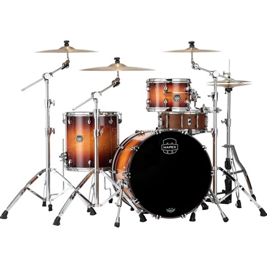 Mapex Saturn Evolution Hybrid Organic Rock 3-piece Shell Pack - Exotic Sunburst