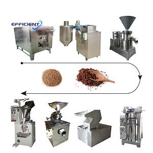 Cocoa Powder Making Machine Cacao Bean Processing Line Price