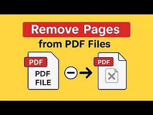 How to Delete Specific Pages from a PDF File | Delete PDF Pages Easily Using Chrome