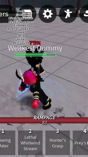 hero hunter combo for beginners #tsb #comboes #roblox