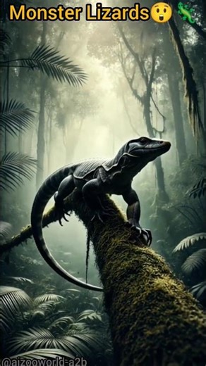 इतनी बड़ी छिपकली? 😨 | 7 Monster Lizards Found on Earth! #shorts #ytshort #animalfacts