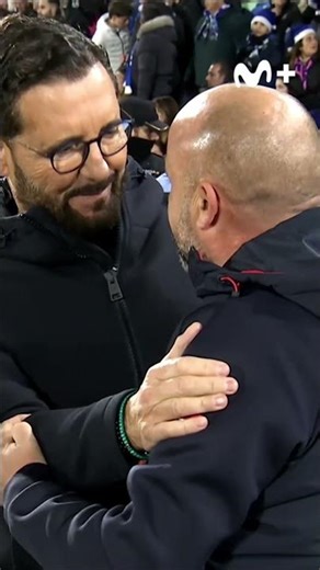 The nerves of greeting Bordalás. #TheDayAfter #WhatTheEyeDoesntSee