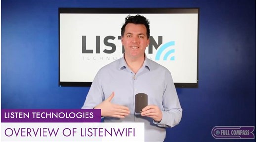 ListenWIFI from Listen Technologies is a flexible and scalable audio streaming solution designed to deliver clear, high-quality sound directly to users’ smartphones or other mobile devices over WiFi. Watch as Kasey Kaumans of Listen Technologies breaks down the details of the ListenWIFI technology! https://ow.ly/4AkR50S2UuH Listen Technologies #listentech #audio #wifi #hearing #liveevent #liveshows #livesound #dante #audiostreaming #fullcompass | Full Compass Systems