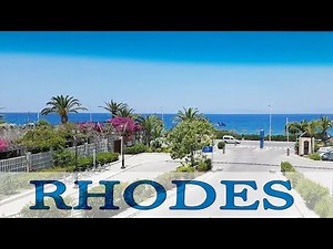 Greece, Ride from the airport to the hotels of Rhodes, part - 3