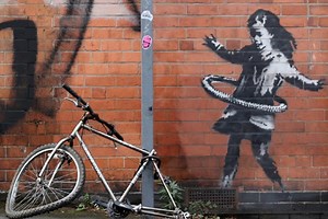 Banksy hizo una nueva obra en las calles de Nottingham