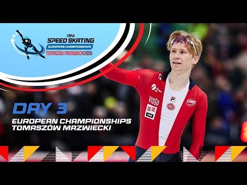 Day 3: European Championships | Tomaszow 2026 | #SpeedSkating