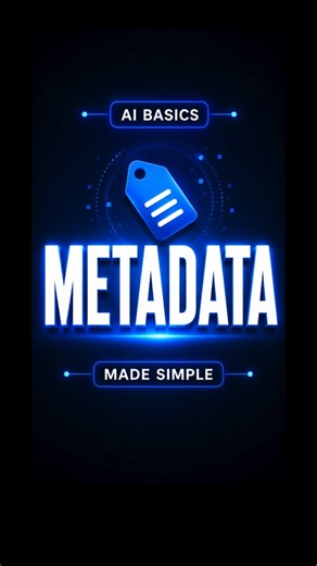 What is Metadata? ( Explained Simply )| AI Basics for Beginners #AIBasics